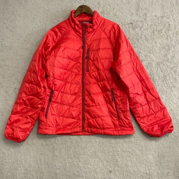Lands' End Other - NEW Lands' End Men's L Full Zip Packable Down Jacket Classic Red Lightweight